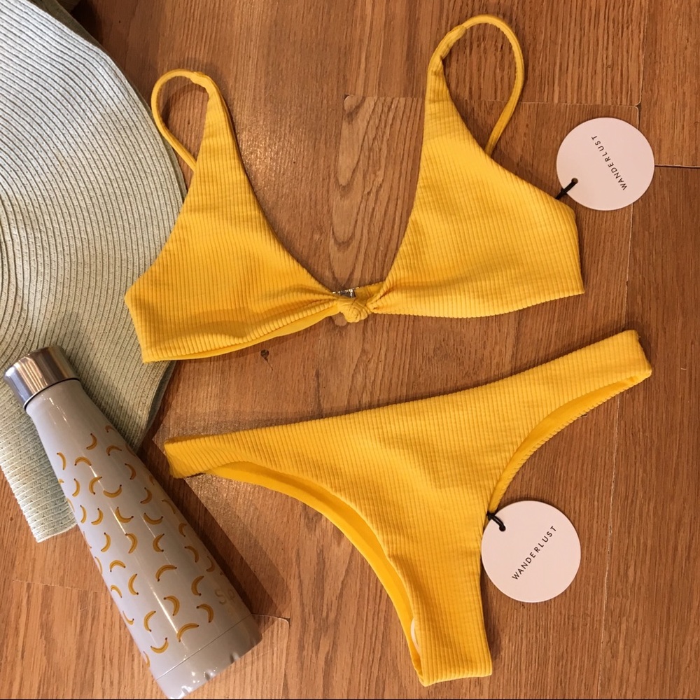 NWT Wanderlust Yellow Bikini